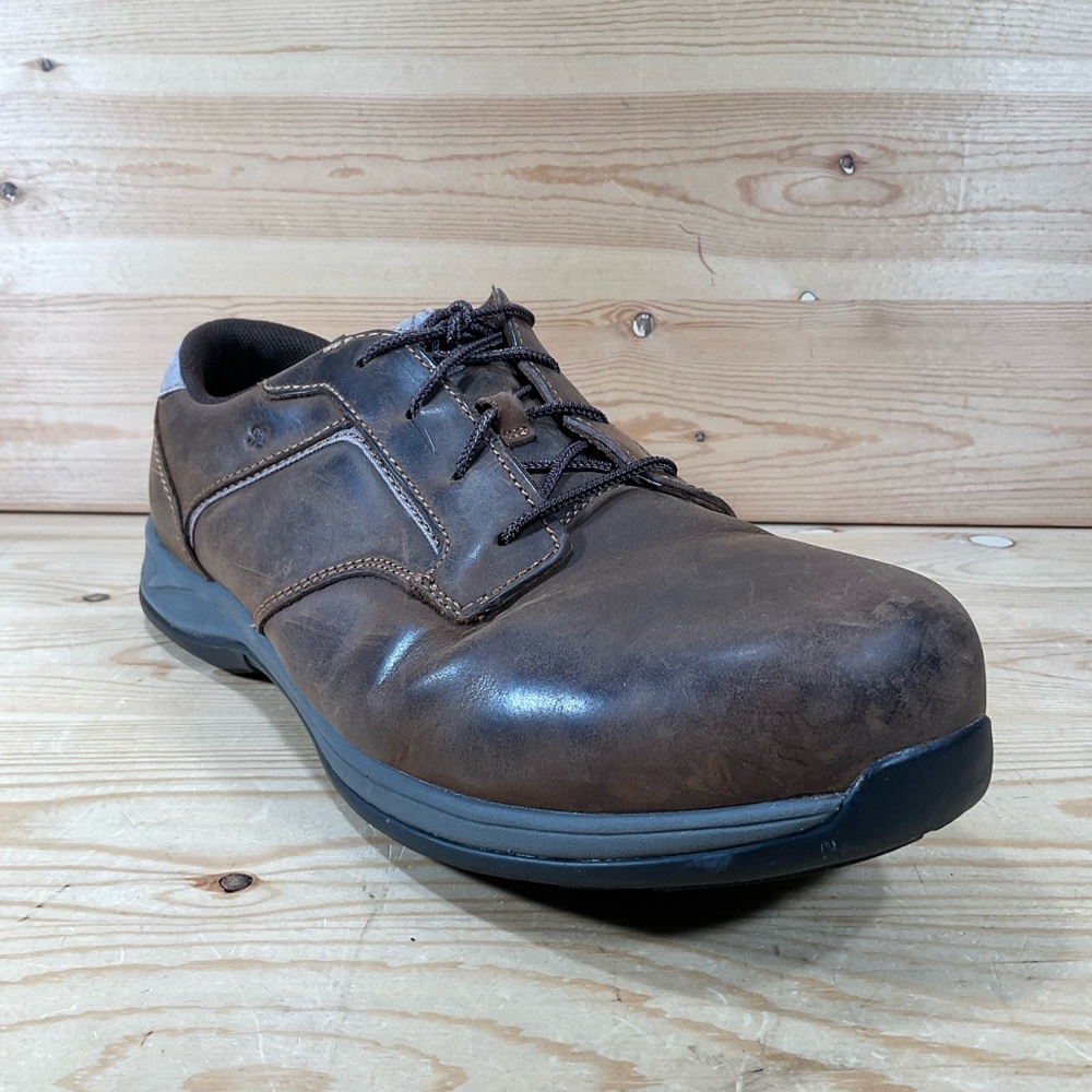 Red Wing ComfortPro Safety Toe Oxford Men’s 12 Brown NuBuck Slip Resistant 6708